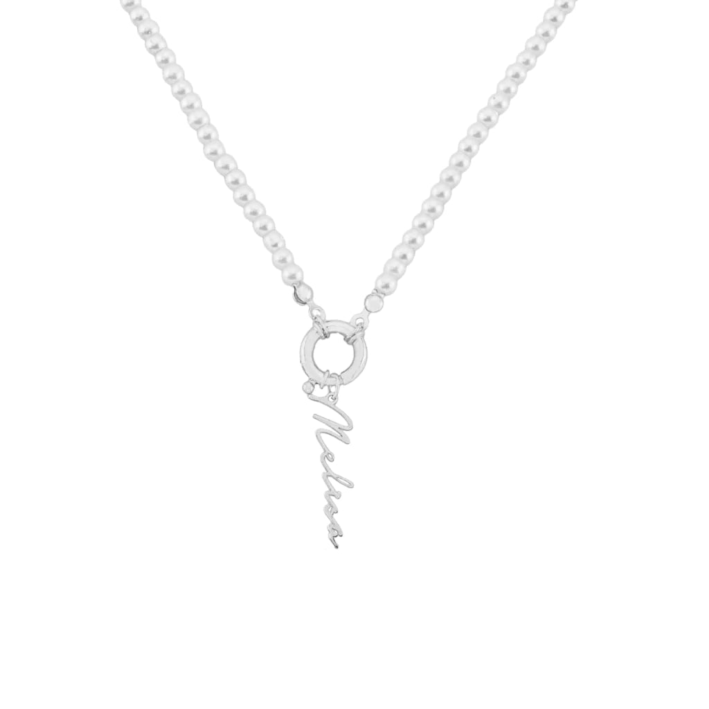 Pearl Chain Signatur Namenskette (7017623388205)